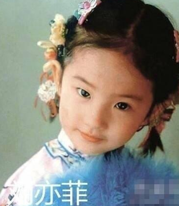 盘点明星童年照，刘亦菲范冰冰美美哒，李宇春当年也是个小公主